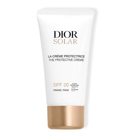 dior creme solaire visage|Dior Solar La Crème Protectrice Visage SPF 30.